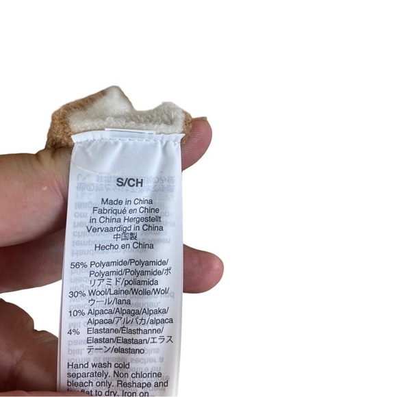 Madewell Kent Colorblock Wool/ Alpaca blend Cardigan Size Small - Picture 10 of 10